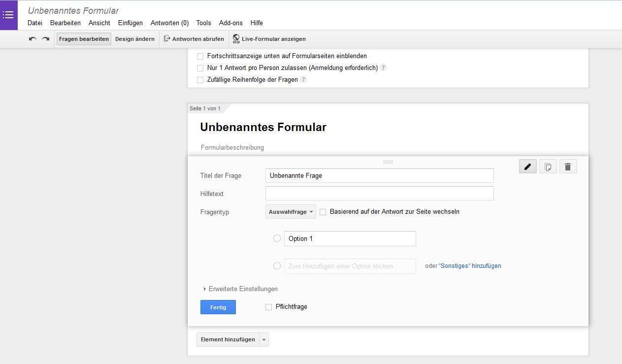 Umfragen Mit Google Docs Diagnose Material Wb Web