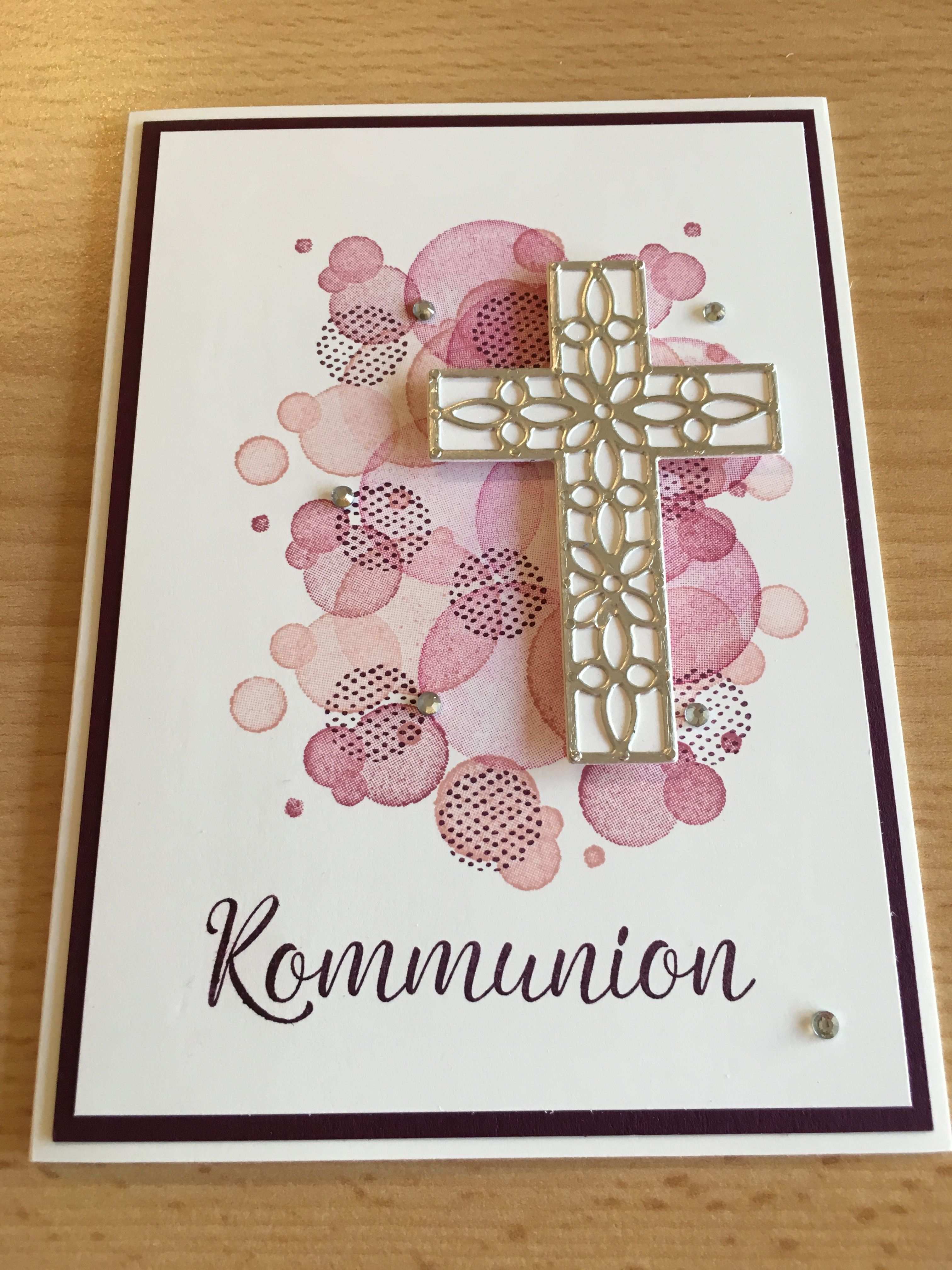 Pin Von Jenny Rasmussen Auf Taufe Konfirmation Konfirmation Karten Karten Kommunion Karten Basteln
