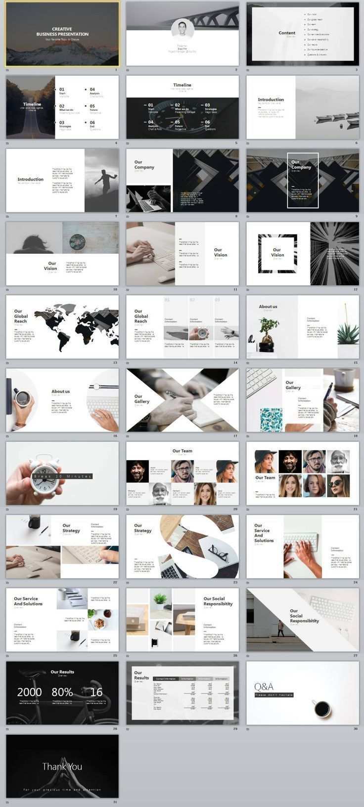 30 Gray Creative Business Design Powerpoint Templates Business Creative Design Gray Portfolio Powerpoint In 2020 Geschaftsdesign Broschure Design Power Point