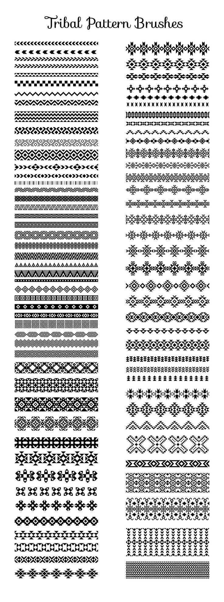Bemaltestocke Illustrator Ornament Pattern Boarder Brushes Tribal Vector Adobe Aztec For 8080 Trib In 2020 Adobe Illustrator Illustrator Illustrator Design