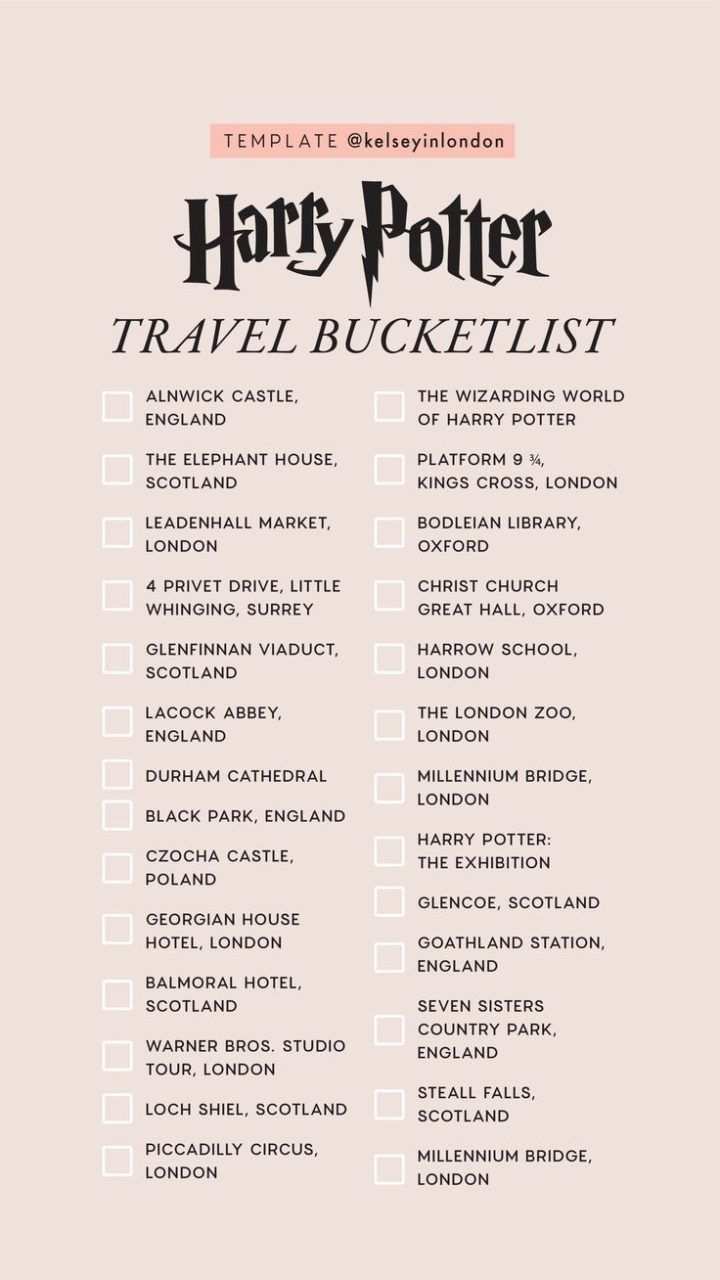 Instagram Story Templates Harry Potter Kelsey Henrichs Kelsey Instagram Story Vorlagen Ha Harry Potter Travel Harry Potter Travel Bucket List Harry Potter