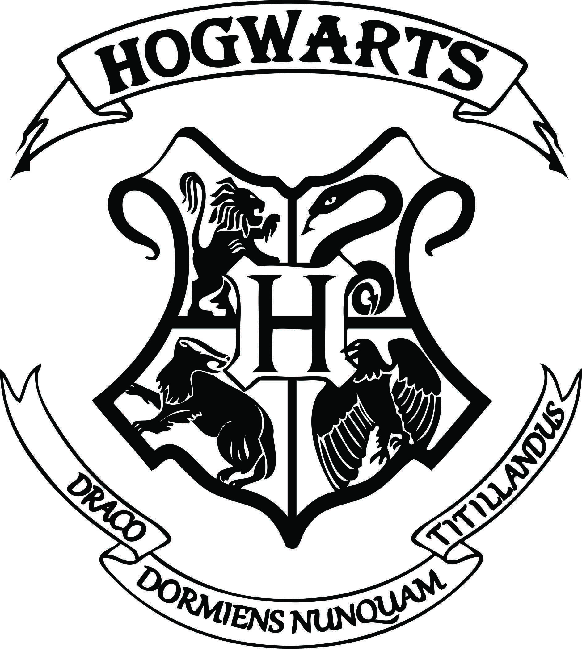 1 Hogwarts Wappen Aufkleberbeschreibungartikelbeschreibungsie Kaufen In Diesem Angebot 1 Stuck Konturgesc Harry Potter Aufkleber Hogwarts Wappen Wappen Vorlage