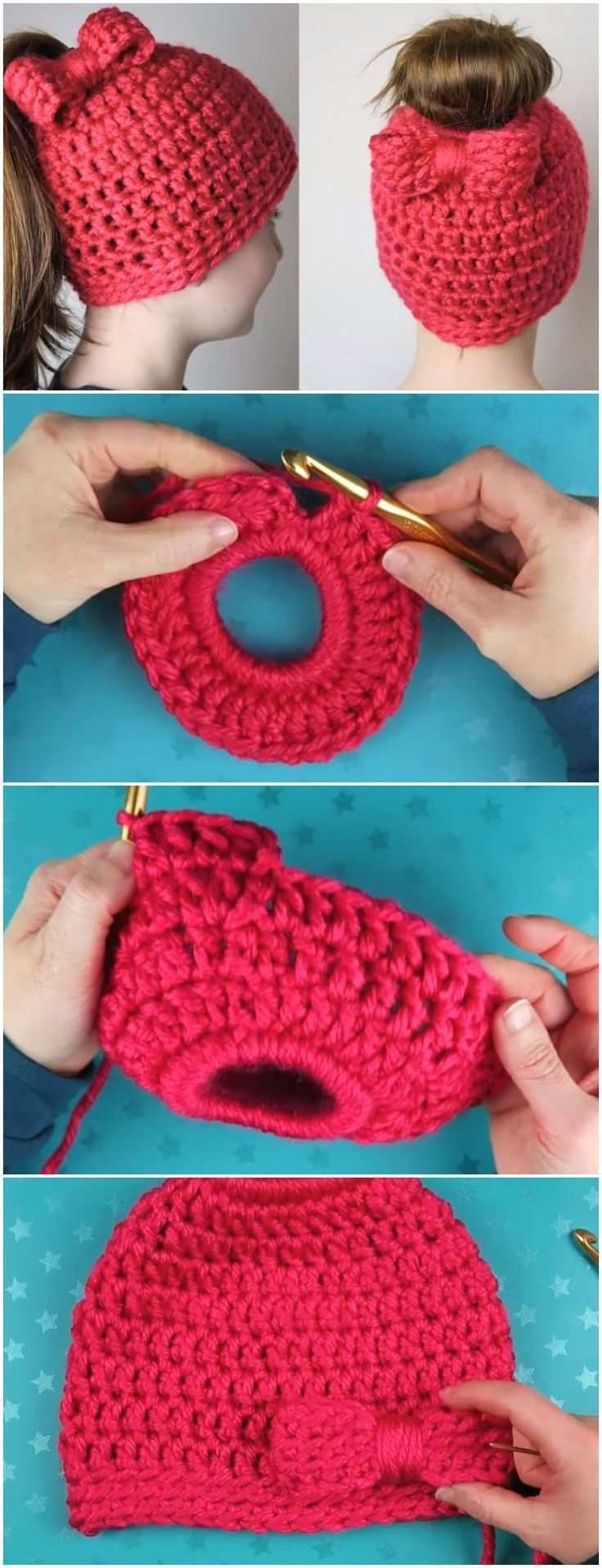 Crochet Beautiful Beanie Hat Mutze Hakeln Haube Hakeln Mutze Hakeln Anleitung