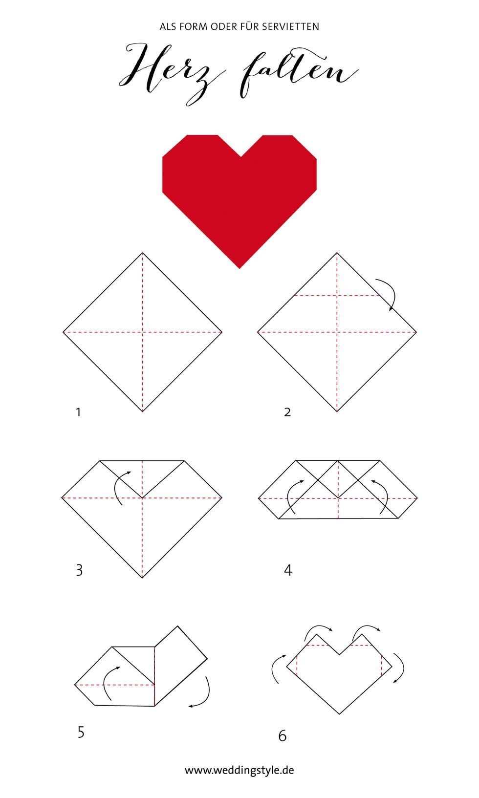Origami Herz Die 5 Besten Anleitungen Fur Ganz Susse Herzen Origami Herz Herz Falten Lesezeichen Basteln