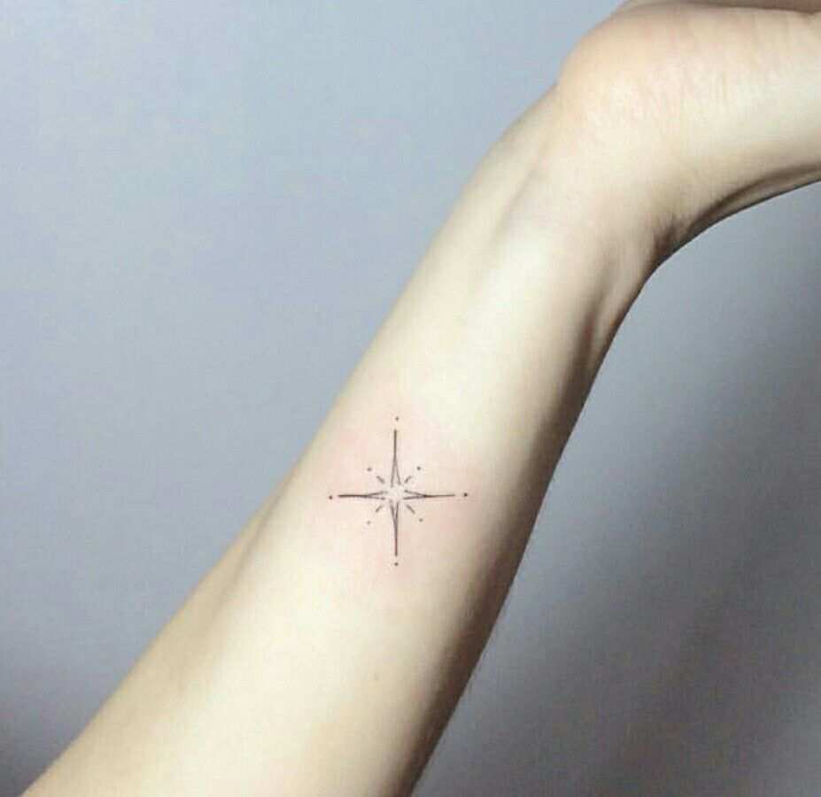 Pin By Meg On Tattoo Tattoos Small Star Tattoos Small Compass Tattoo