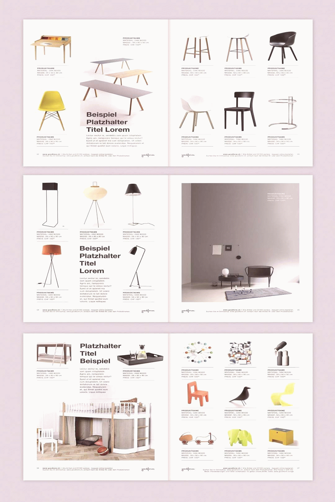 Shipping Furniture To Canada Catalog Design Layout Furniture Brochure Catalog Design Inspiration
