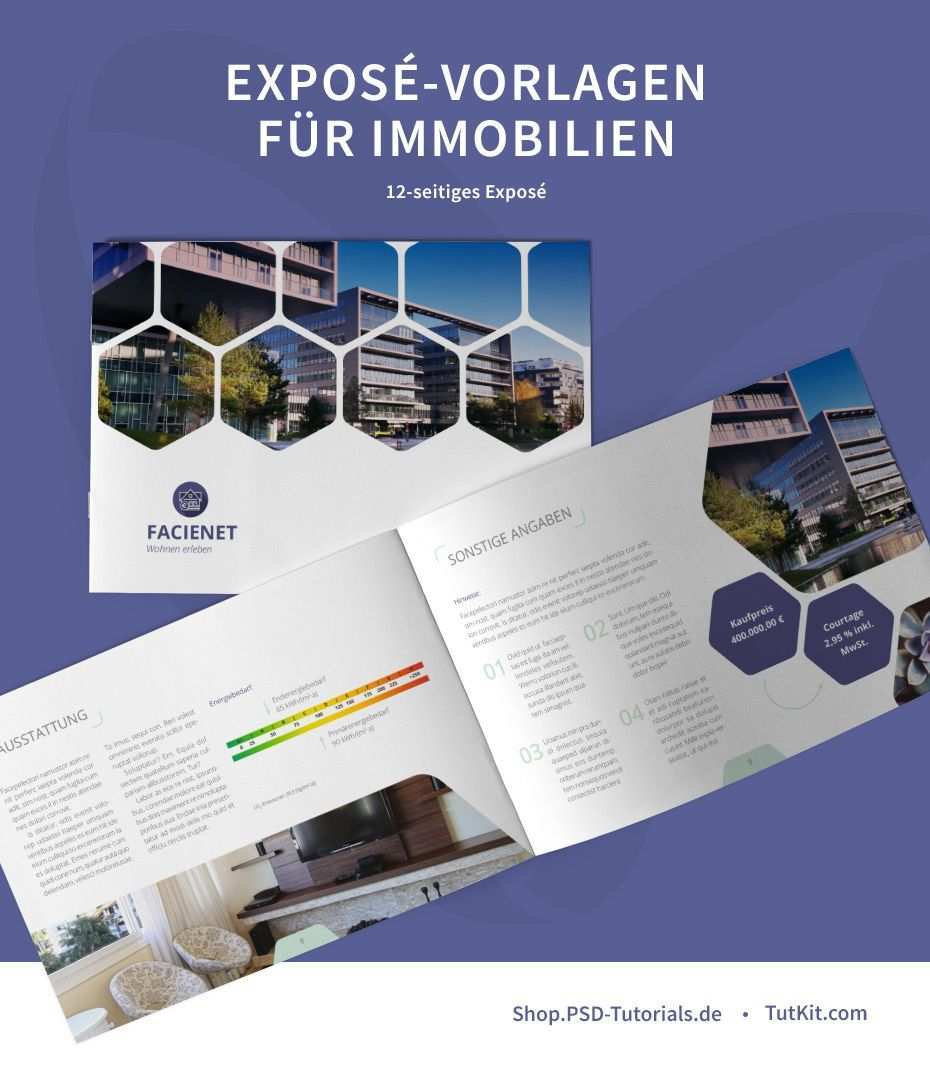 Expose Vorlagen Fur Immobilien Hauser Word Indesign Corel Powerpoint Immobilien Vorlagen Haus