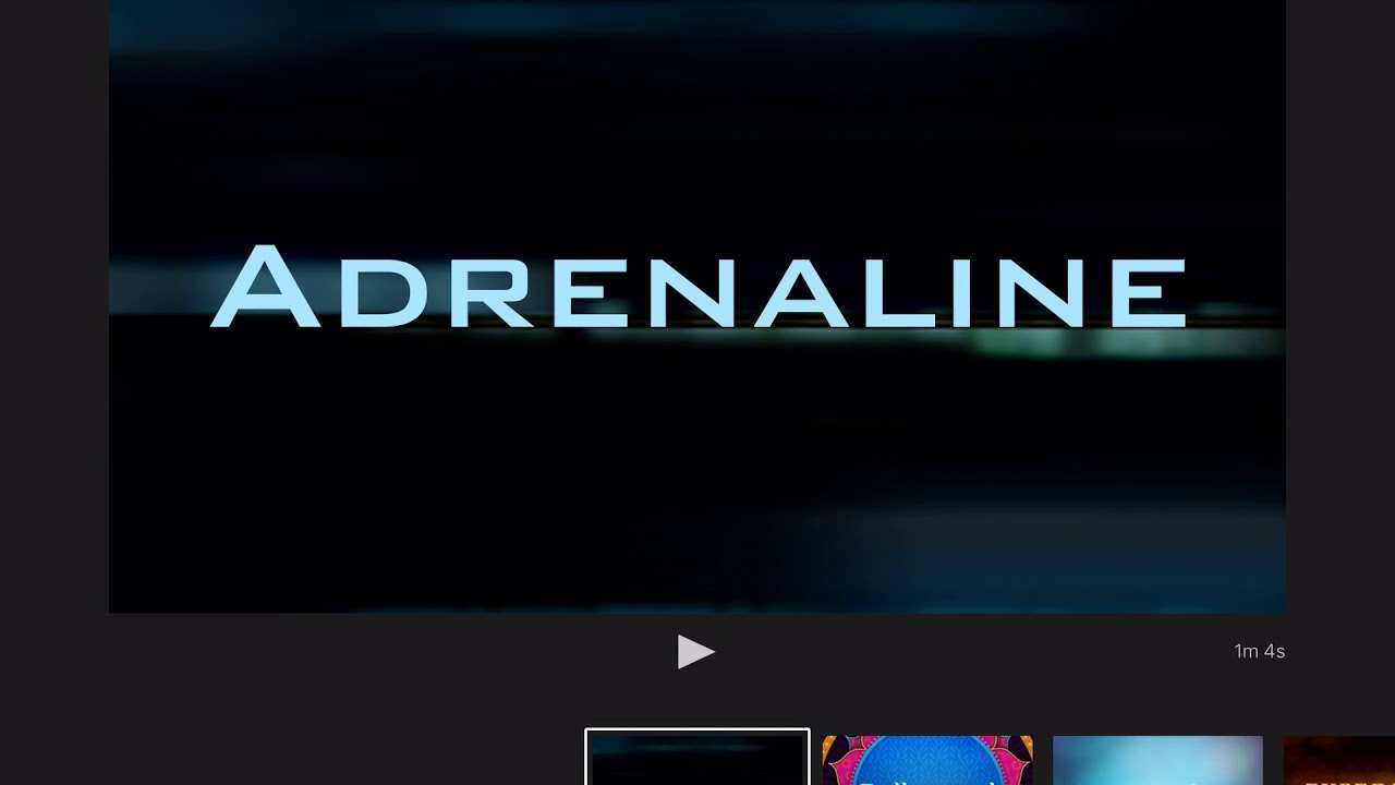 Imovie Trailer Template Adrenaline Youtube