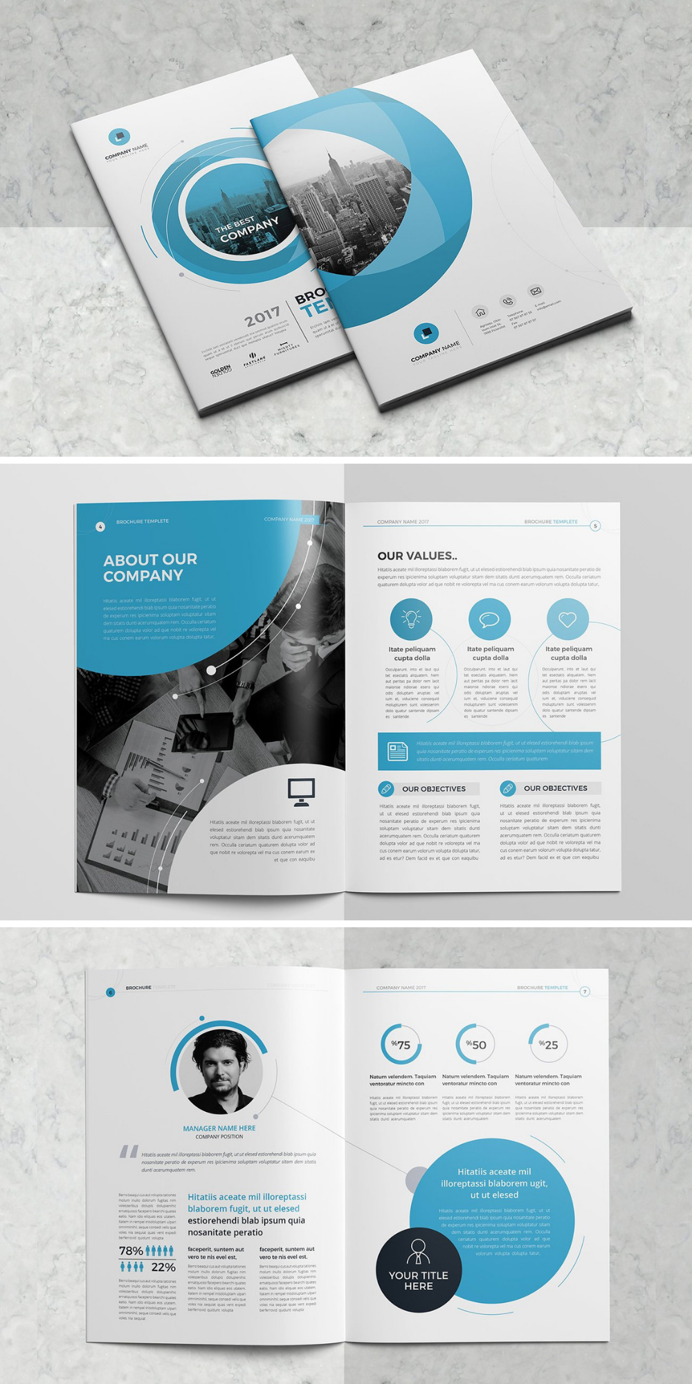 Company Brochure 16 Pages Business Brochure Design Brochure Design Layout Company Brochure Design