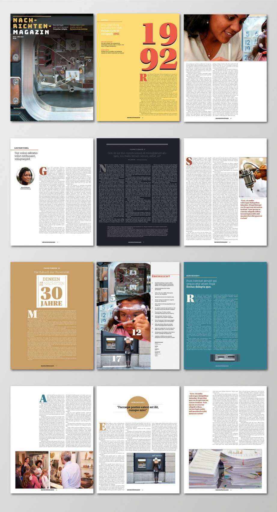 Bescheidener Adobe Indesign Vorlagen Editorial Design Layouts Indesign Vorlagen Editorial Design