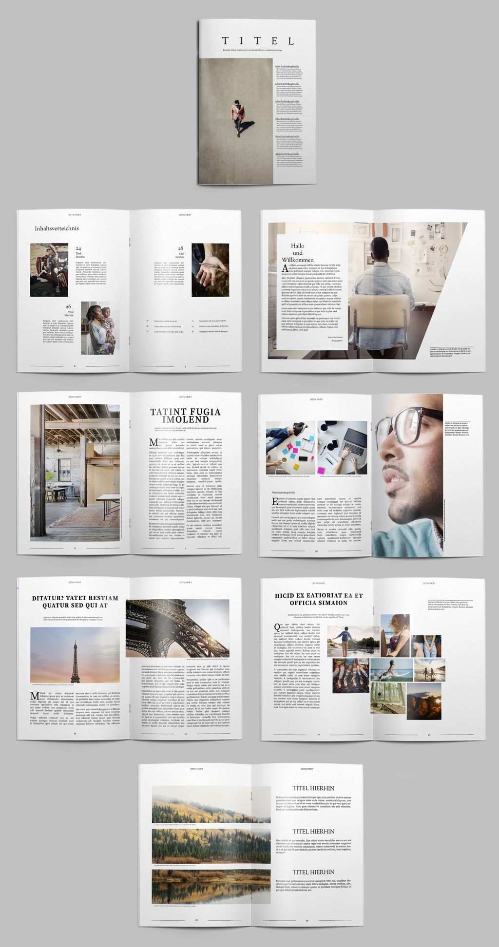 Kostenlose Indesign Vorlagen Fur Magazine Creative Blog By Adobe Indesign Vorlagen Bookletgestaltung Indesign Vorlage