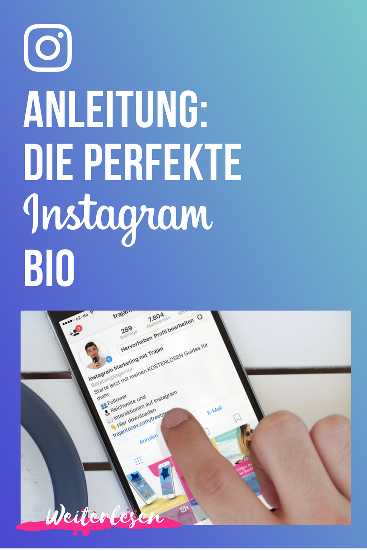 Instagram Biografie So Schreibst Du Den Perfekten Instagram Steckbrief Instagram Anleitung Instagram Tipps Instagram