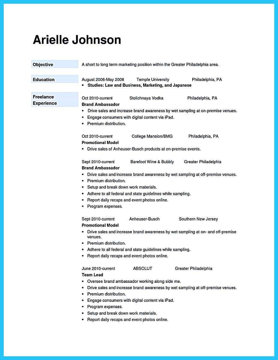 Cool Awesome Secrets To Make The Most Perfect Brand Ambassador Resume Check More At Http Snefci Org Awe Brand Ambassador Jobs Cover Letter For Resume Resume