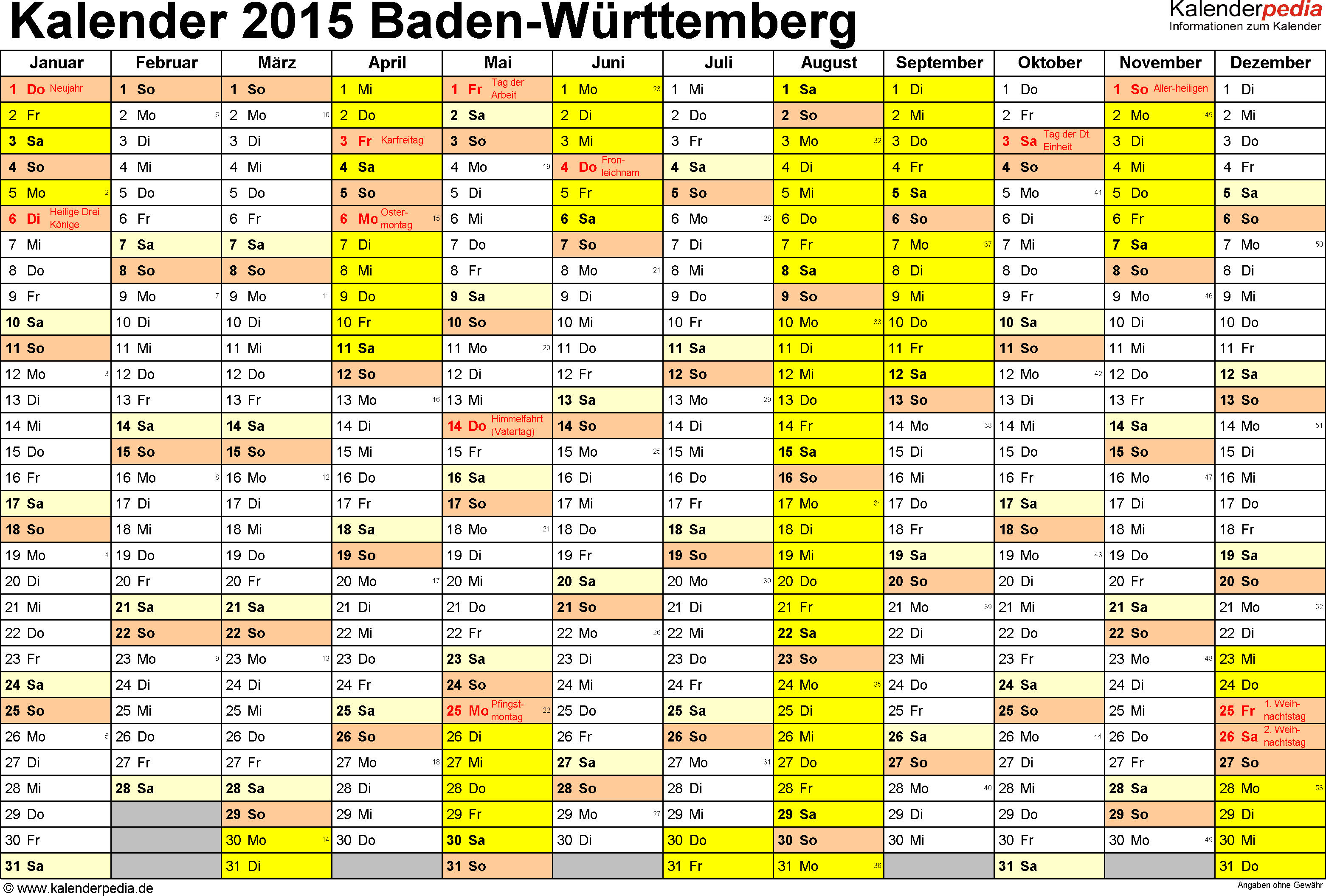Kalender 2015 Baden Wurttemberg Ferien Feiertage Pdf Vorlagen Kalender Kalender 2017 Jahres Kalender