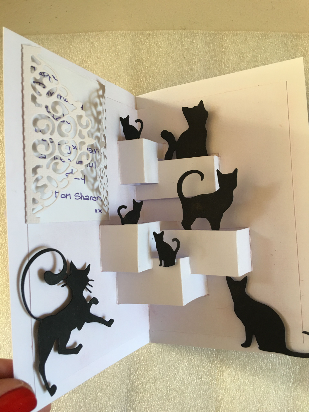 Best 12 Love Cats Skillofking Com Cat Cards Handmade Cards Handmade Window Cards