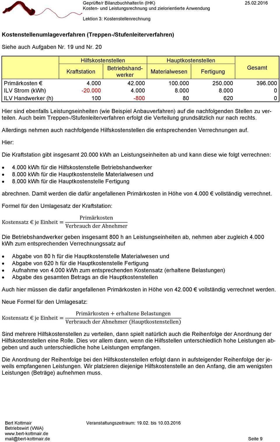 Kostenstellenrechnung Und Betriebsabrechnungsbogen Bab Pdf Free Download