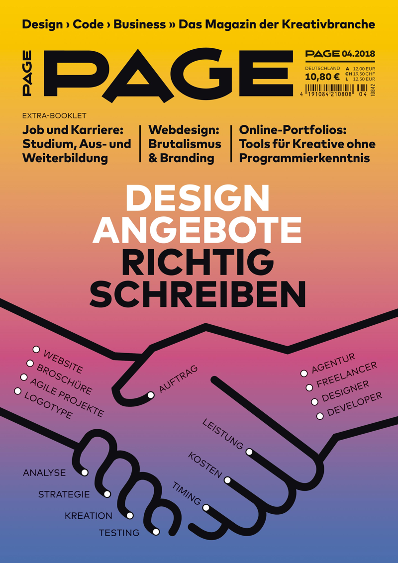 Page 04 2018 Ist Da Designangebote Kostenvoranschlage Vertrage Und Agb Richtig Aufsetzen Weiterbildung Richtig Schreiben Web Design