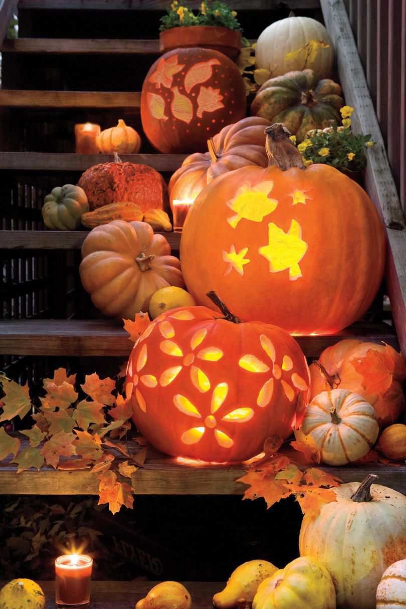 33 Pumpkin Carving Ideas For A Spook Tacular Halloween Kurbis Schnitzen Herbst Kurbis Schnitzen Blumen Herbst Dekoration