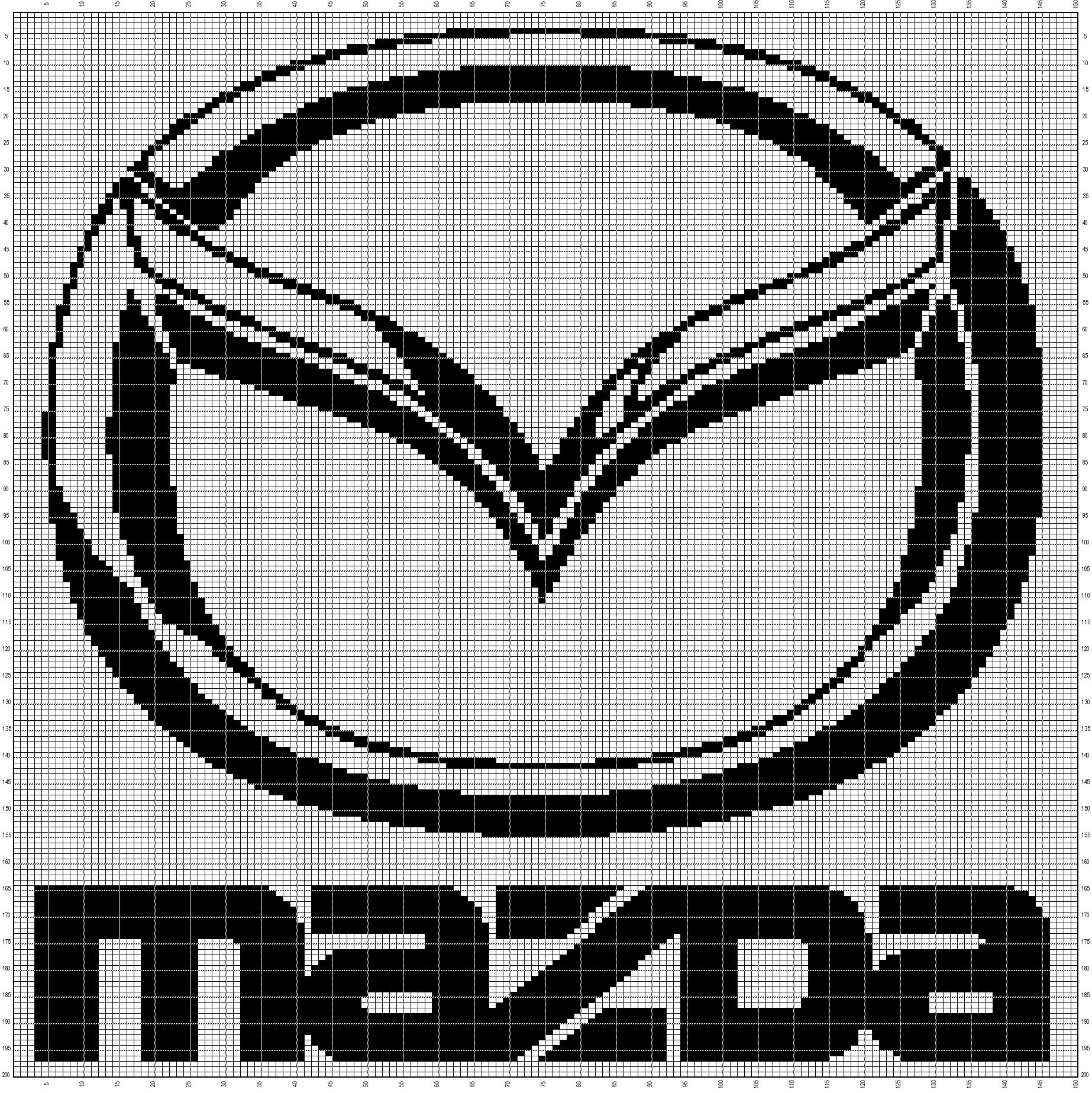 Mazda 150x200 Platzdeckchen Kreuzstich Motive