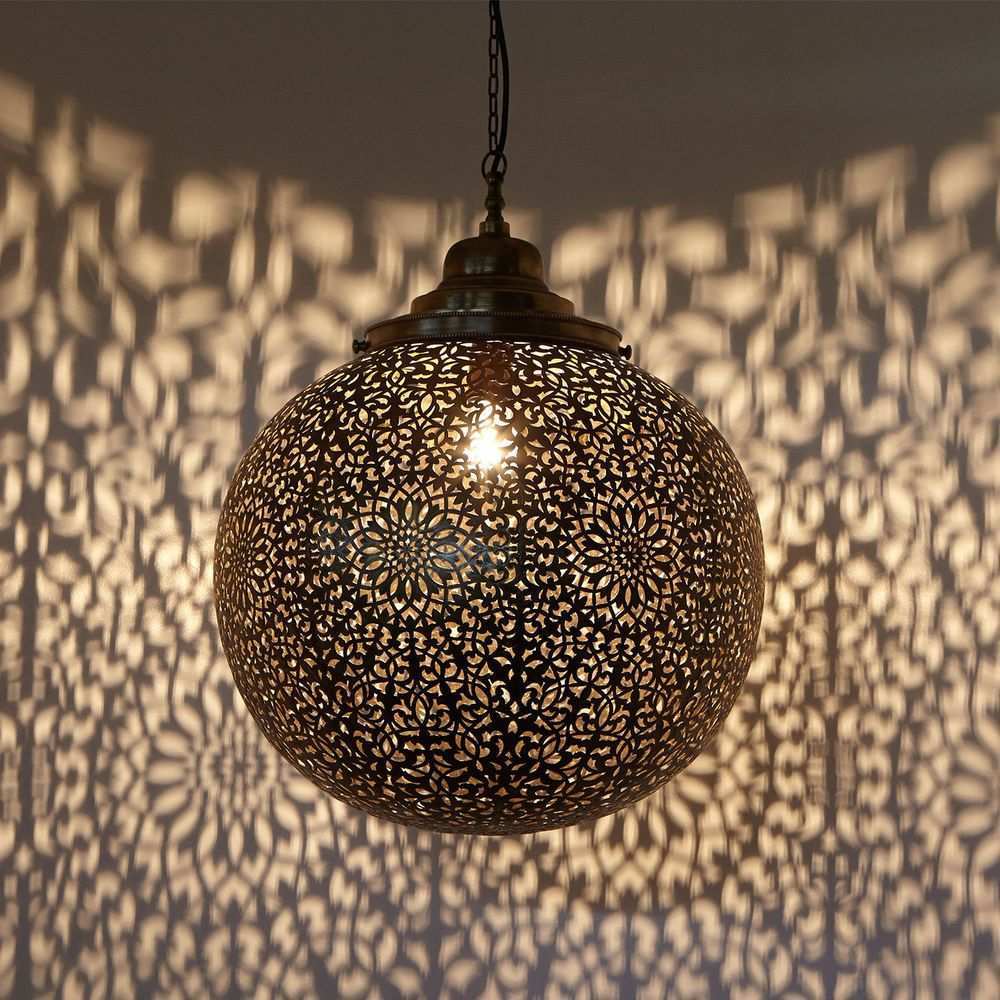 Messinglampe Medina Orientalisch Marokkanisch Leuchte Handarbeit Von Casa Moro In Mobel Wohnen Beleuchtung D Orientalische Lampen Marokkanische Lampe Lampe