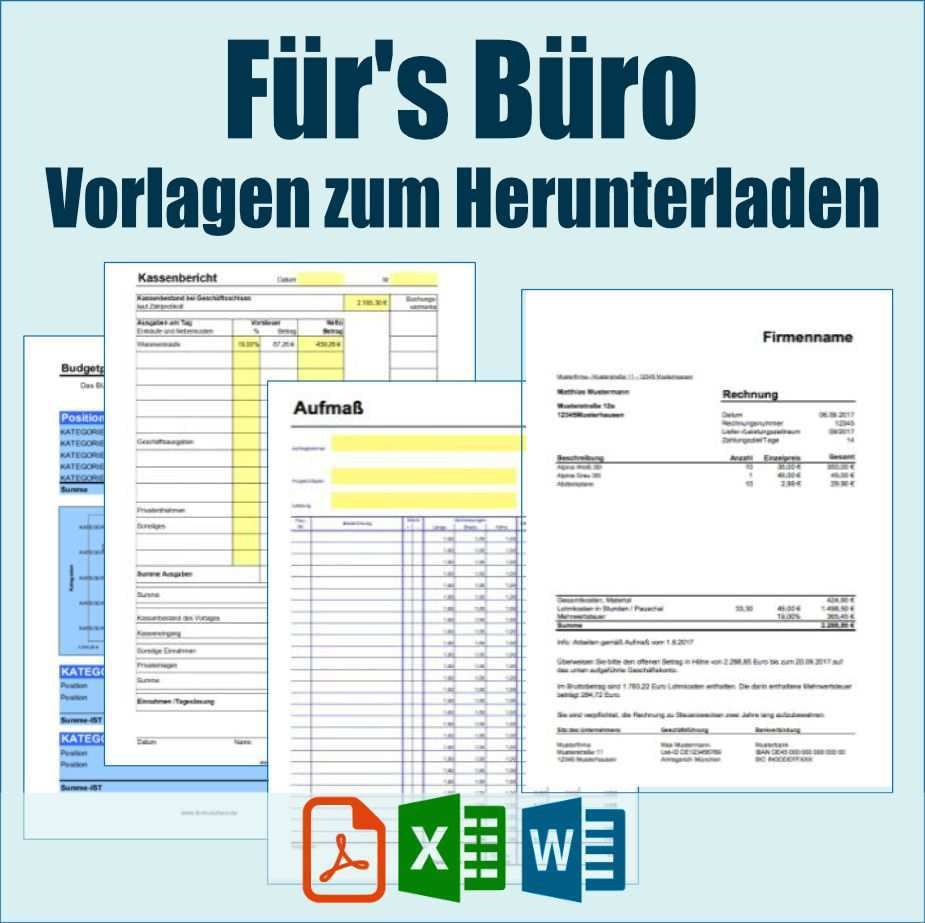 Vorlagen Fur S Buro Zum Herunterladen Excel Tipps Vorlagen Finanzen
