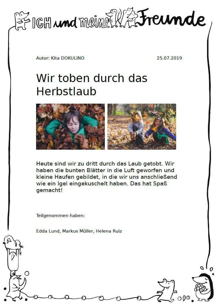 Portfolio In Kinderkrippe Kindergarten Kita Und Hort Kitalino In 2020 Portfolio Kindergarten Kinderkrippe Kinder Krippe