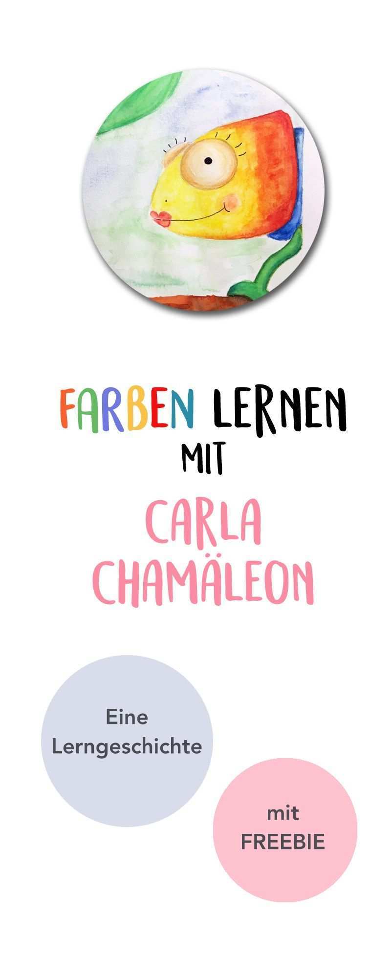 Farben Lernen Mit Carla Chamaleon Lerngeschichte Printable Hallo Liebe Wolke Farben Lernen Geschichten Fur Kinder Kinder Lernen