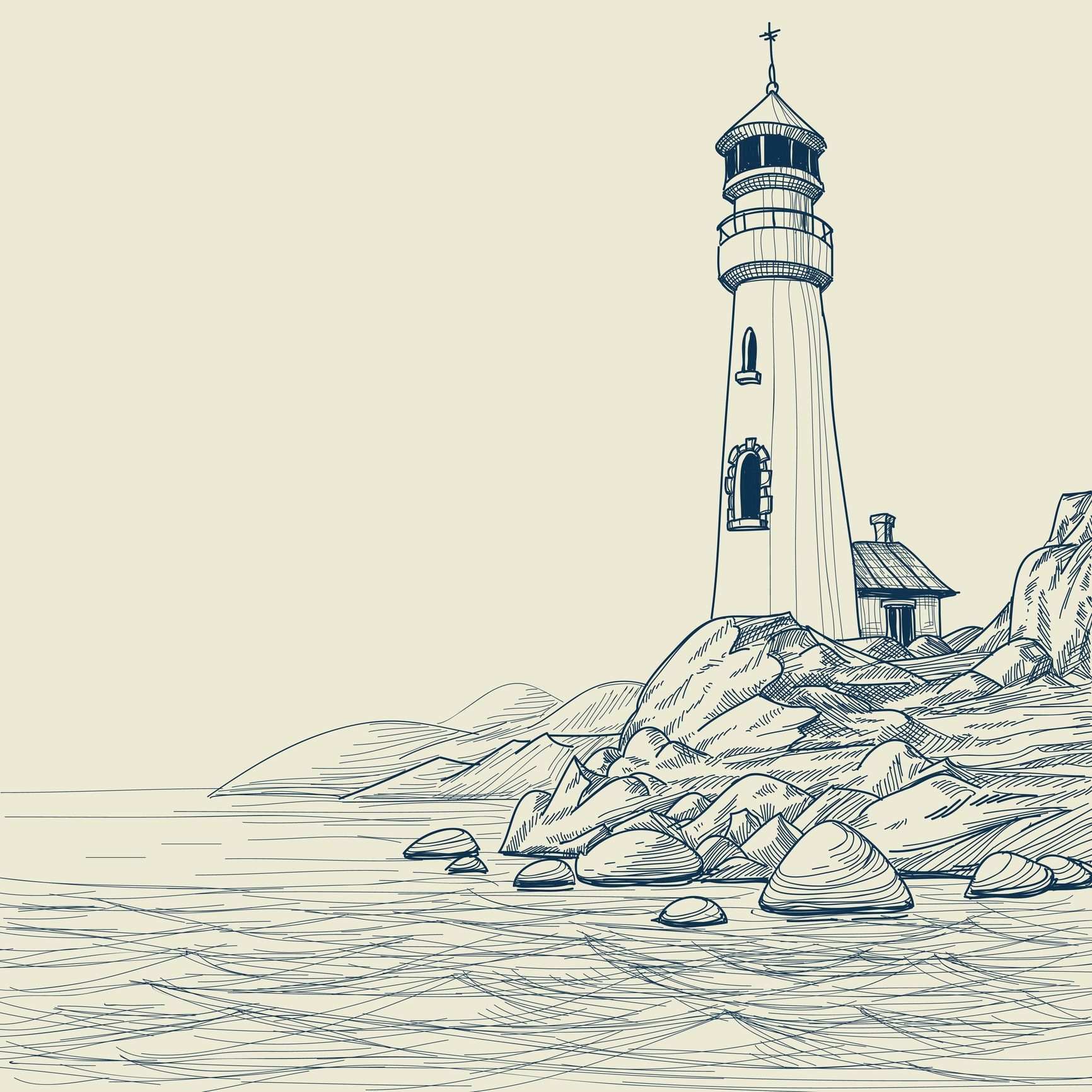 Lighthouse Lighthouse Tattoo Lighthouse Drawing Lighthouse Sketch
