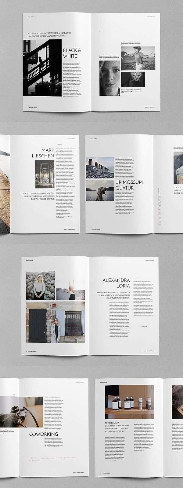 Eko Magazine Template Magazine Brochure Template Brochuretemplate Brochuredesign La Magazine Layout Inspiration Page Layout Design Magazine Layout Design