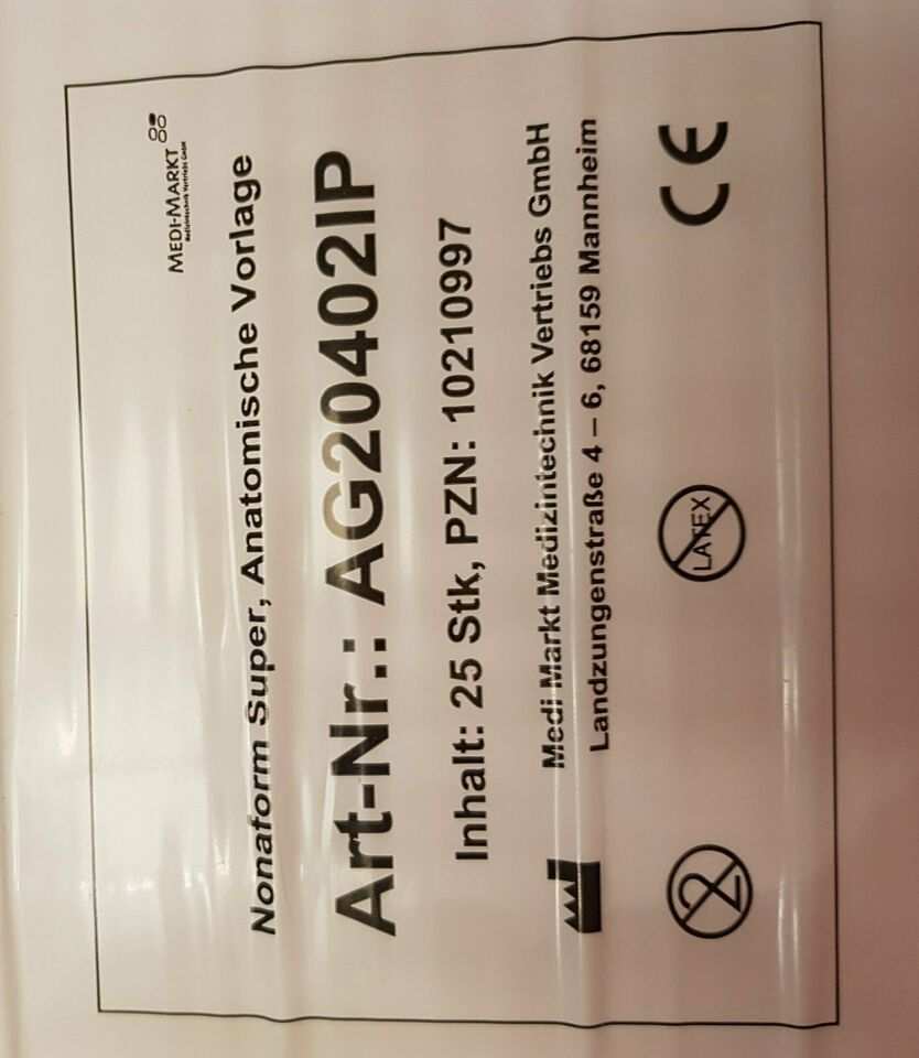 Anatomische Vorlagen Nonaform Super 3 X 25 Stuck In Rheinland Pfalz Budenheim Altenpflegebedarf Gebraucht Kaufen Ebay Kleinanzeigen
