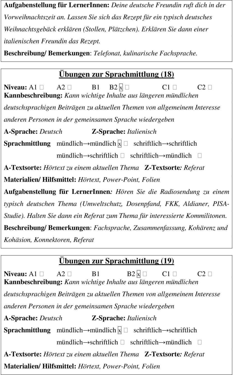 Ubungen Zur Sprachmittlung 1 Pdf Kostenfreier Download