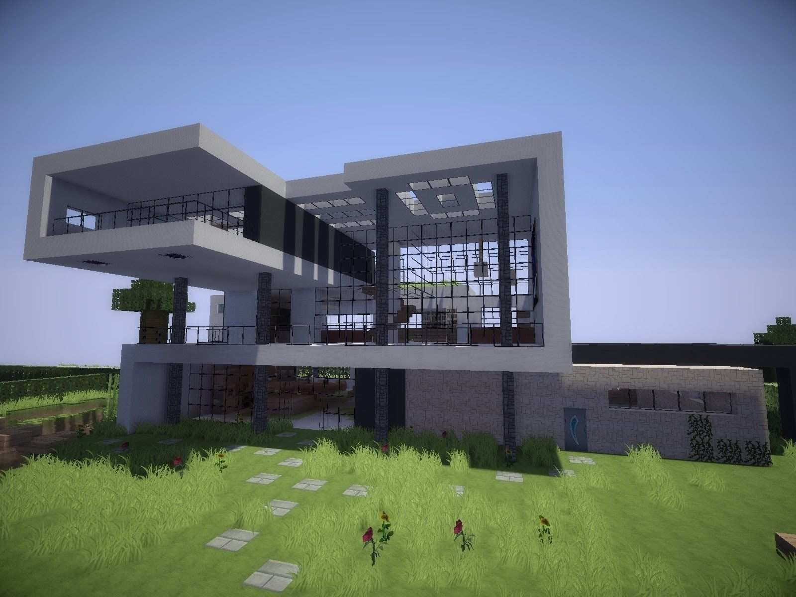Minecraft Haus Bauen Modern Minecraft Modern Modern Minecraft Houses Minecraft House Designs