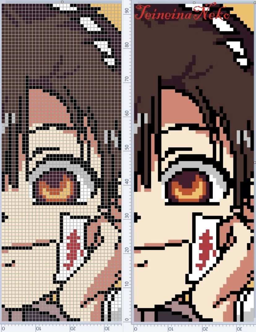 Hanako Kun Anime Pixel Art Pixel Art Pixel Art Pattern