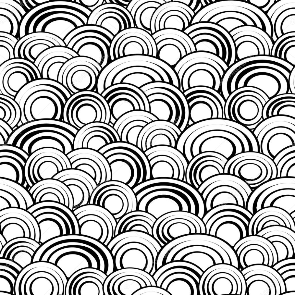 Schwarz Weiss Kreise Musterdesign Vektor Hintergrund Monochrome Abstrakte Kreativ Stilvoll Einfache Kulisse Fur Web Musterdesign Abstrakt Vektor Hintergrund