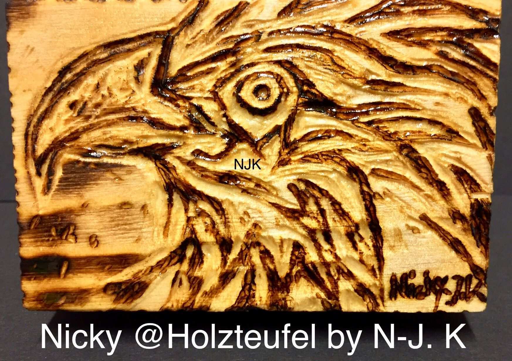 Dose Box Kiste Adler Eagle Brandmalerei Nicky Holzteufel By N J K Zeichnung Bild Holz Handwerk 3d Brandmalerei Holzschnitzkunst Zeichnung