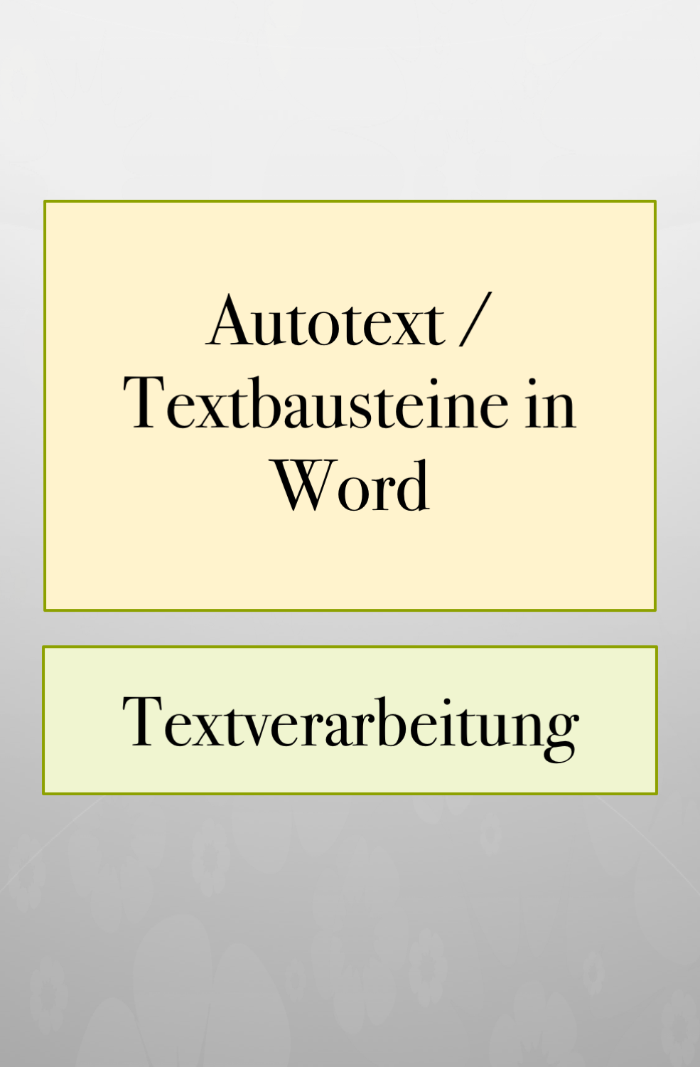 Word Tipps Textbausteine Word Office Tipps Lernen