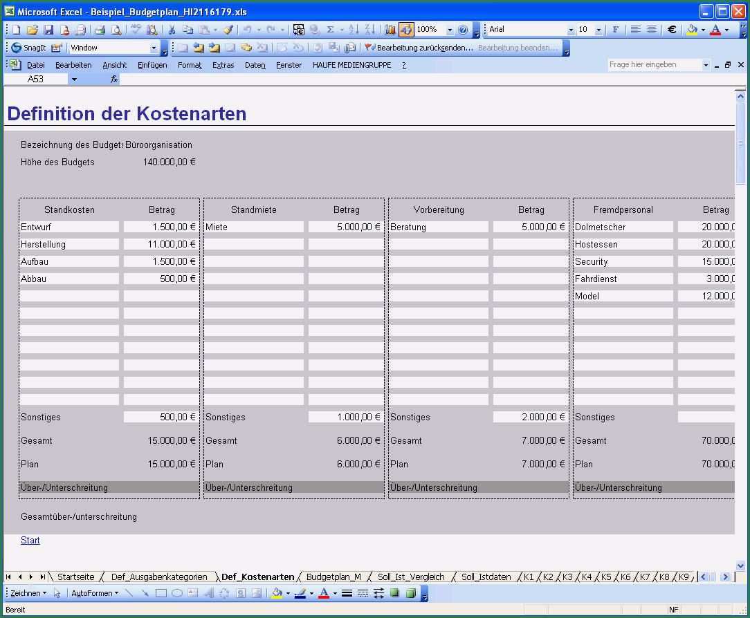 Beste Budgetplanung Excel Vorlage Kostenlos Zum Ausprobieren In 2020 Excel Vorlage Budget Vorlagen