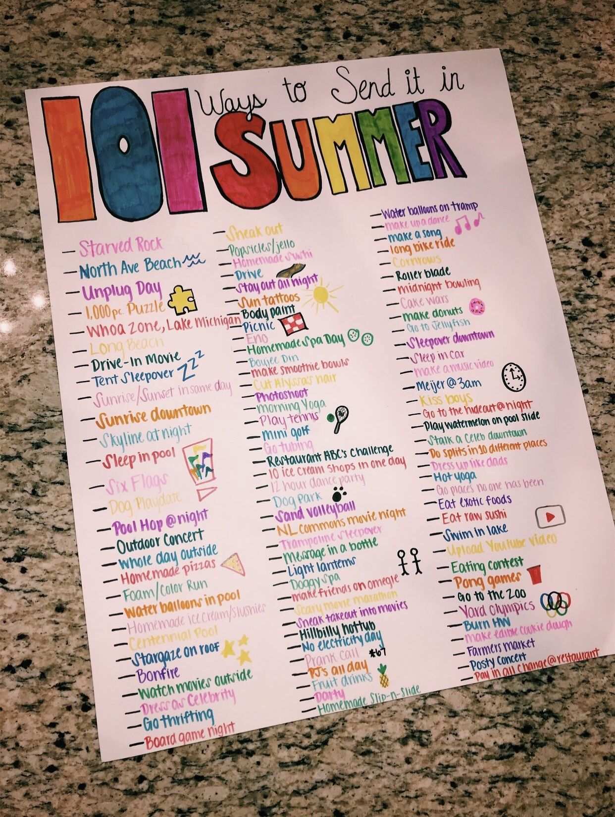 Pin By S T E F K A On Vacation List Bucket List For Teens Summer Bucket List For Teens Summer Bucket