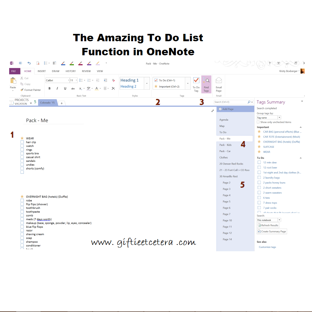 The Amazing To Do List Function In Onenote One Note Microsoft Onenote Template One Note Tips