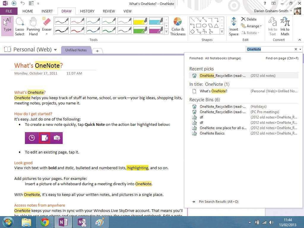 onenote gantt chart