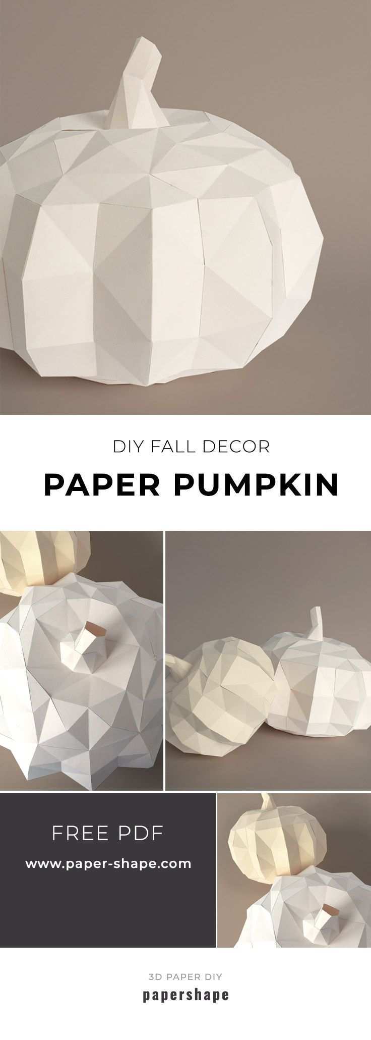 How Do I Make A Papercraft Pumpkin Fall Paper Crafts Paper Pumpkin Craft Paper Crafts Diy