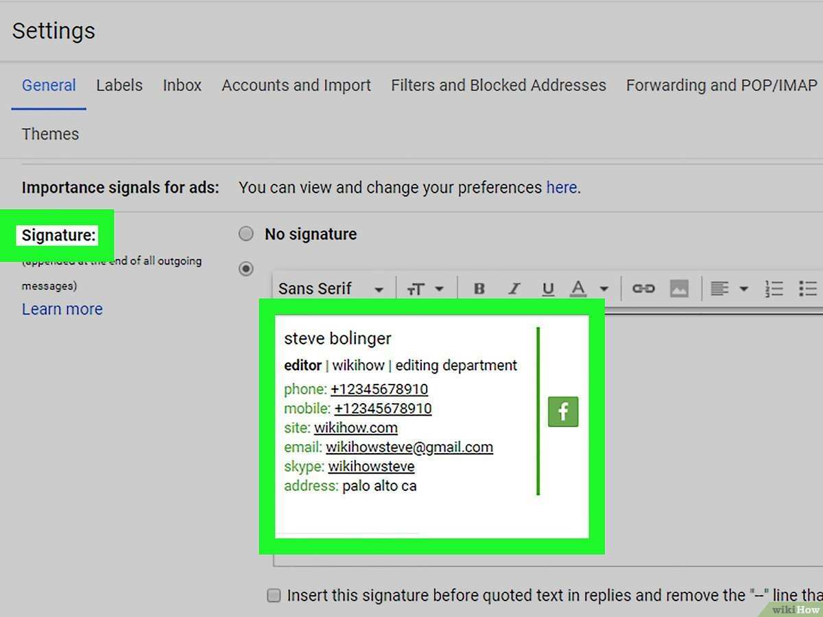 Eine Html Signatur Erstellen 11 Schritte Mit Bildern Wikihow