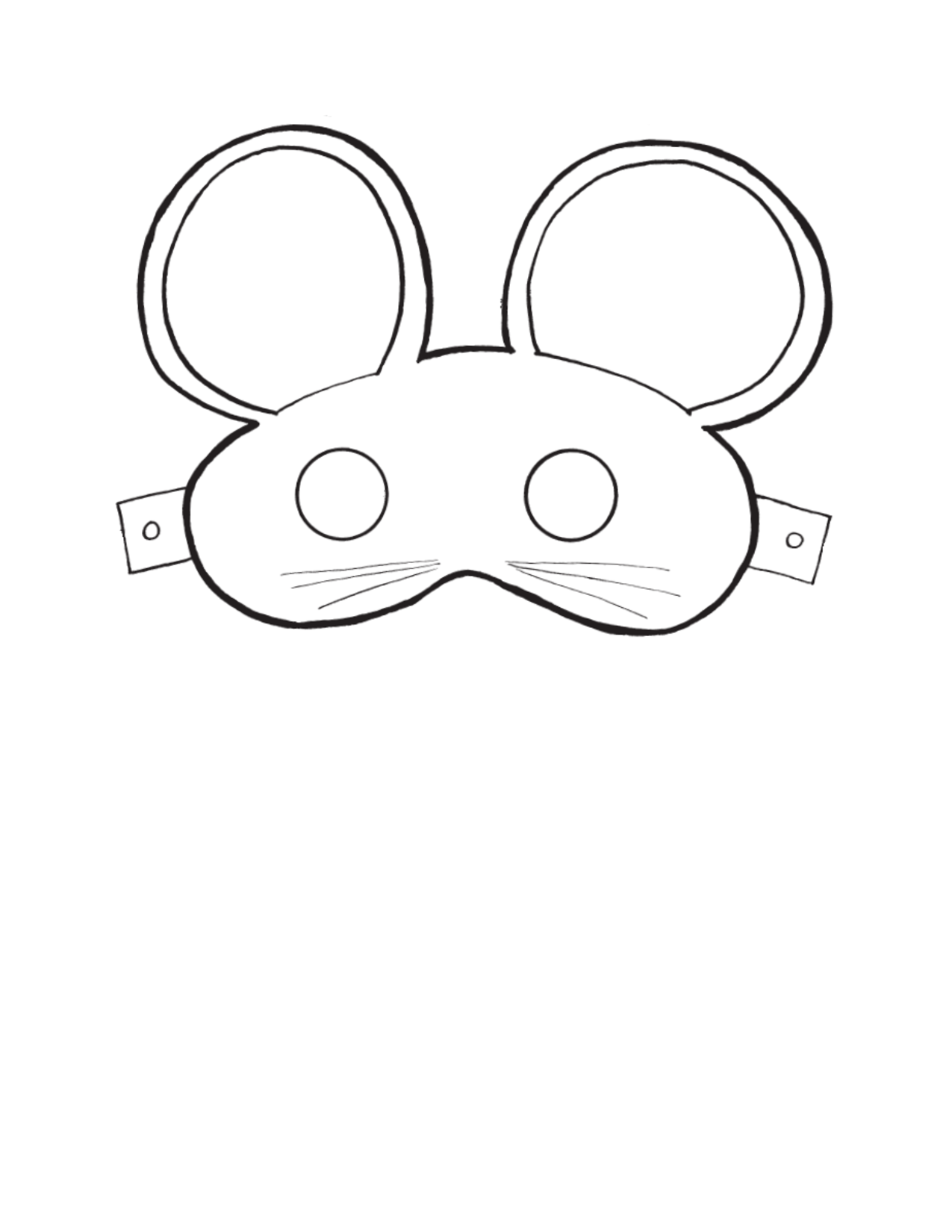 Mouse Mask Template Masken Basteln Masken Vorlage Tiermasken