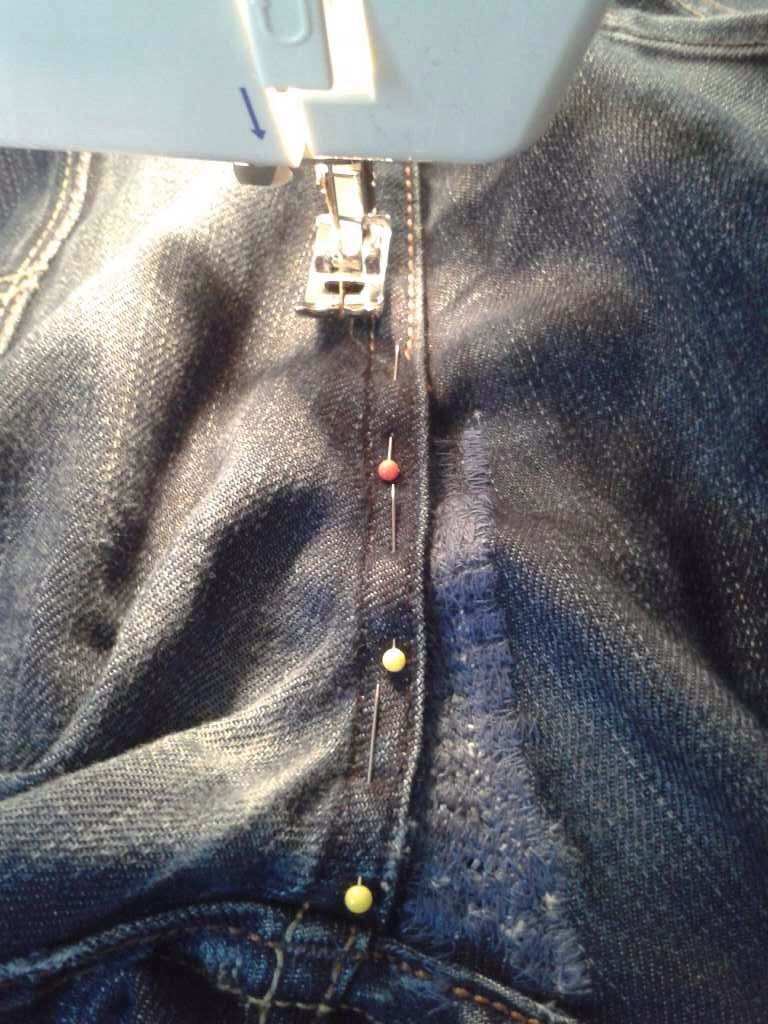 Tutorial Jeans Im Schritt Reparieren Jeans Flicken Kaputte Hosen Und Jeans Nahen