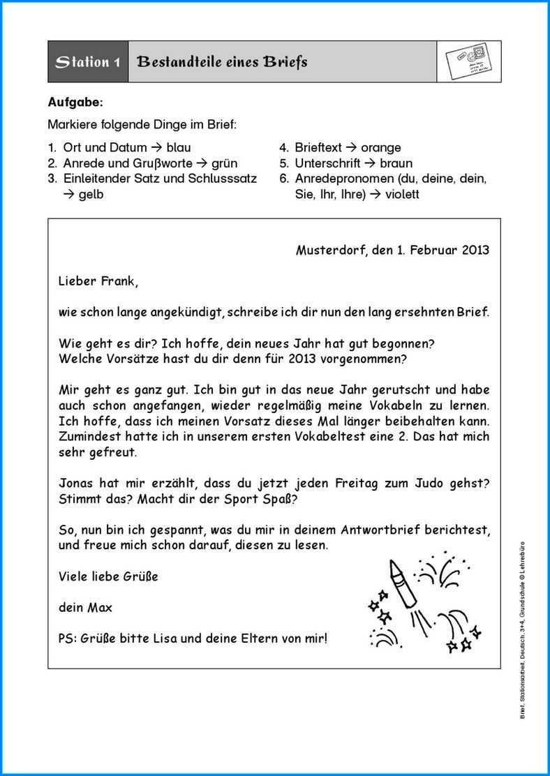 Formeller Brief Schreiben Abstande Brief Schreiben Grundschule Briefe Schreiben Brief