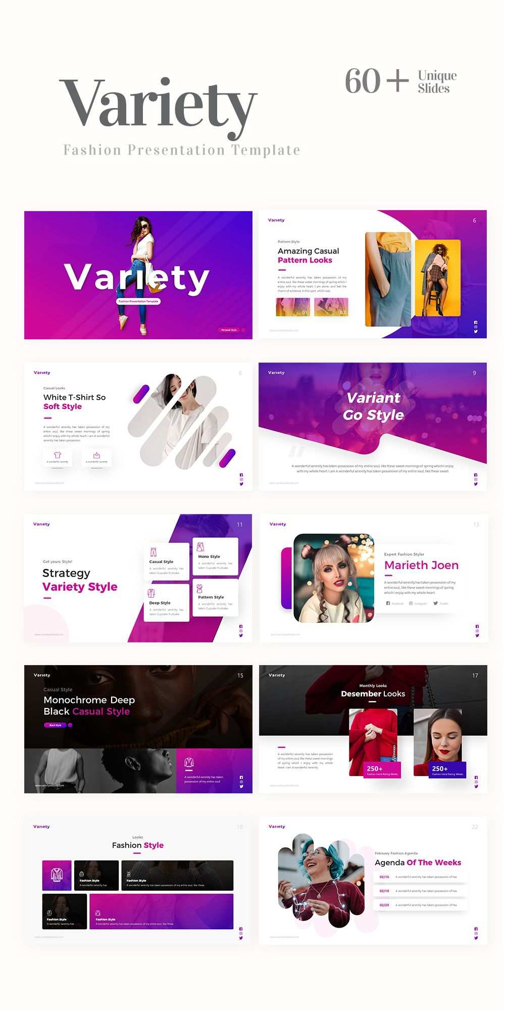Pin On Fashion Design Powerpoint Templates And Pitch Deck