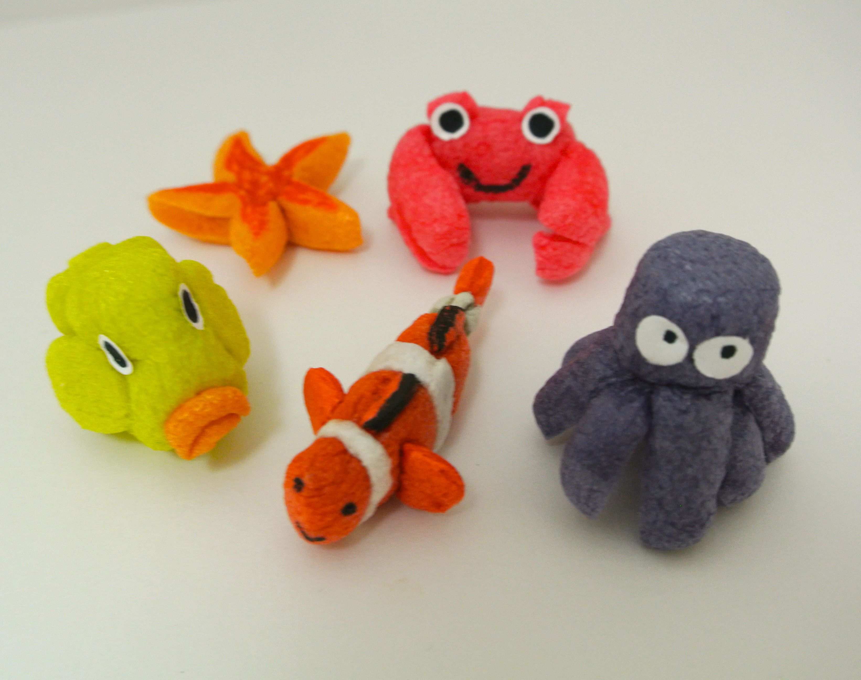 Sea Creatures Made With Magic Nuudles The Perfect Craft For An Under The Sea Birthday P Under The Sea Crafts Birthday Party Crafts Pirate Themed Birthday Party