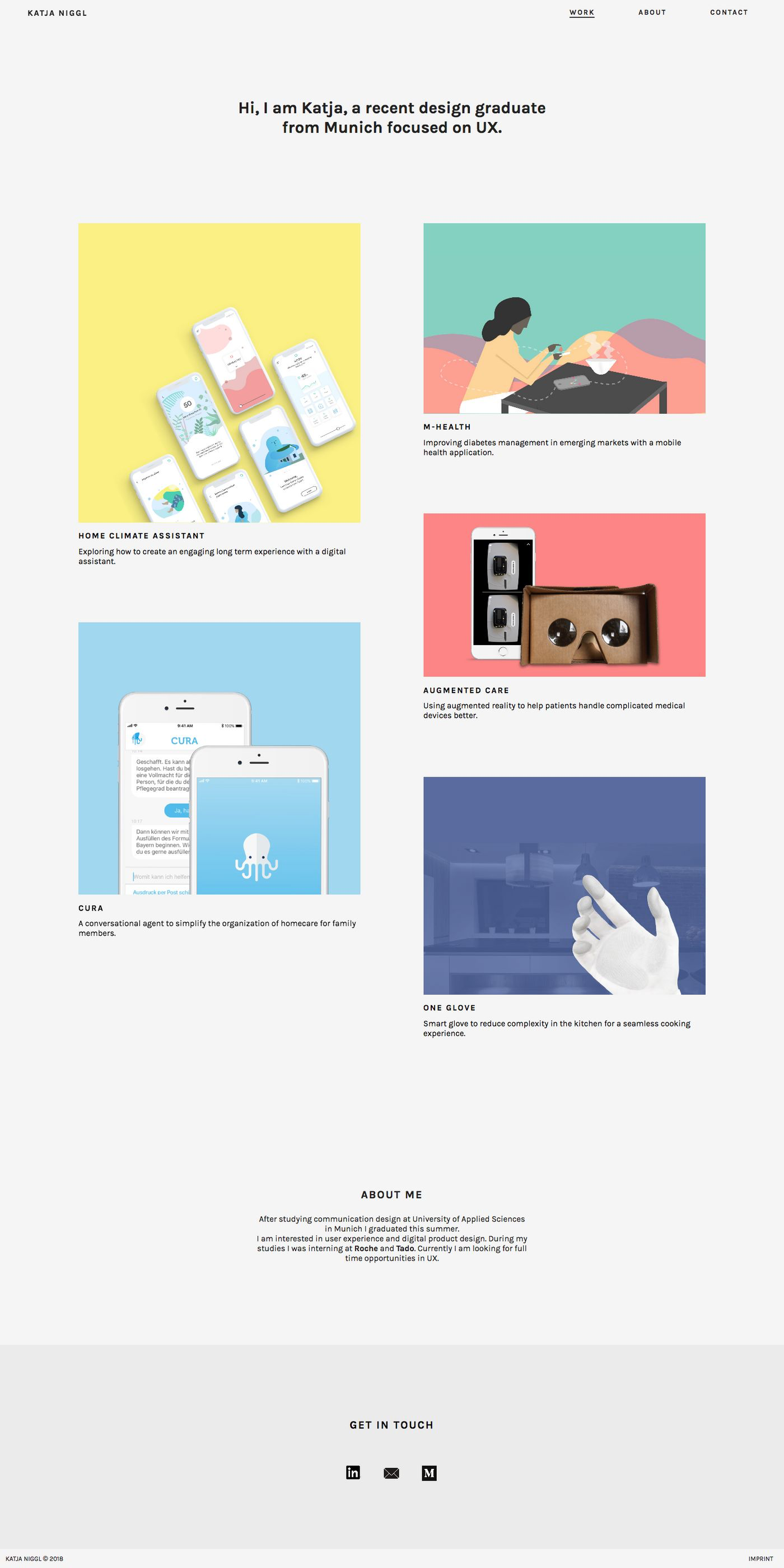 8 Inspiring Student Ux Portfolios Portfolio Web Design Portfolio Website Design Graphic Designer Portfolio
