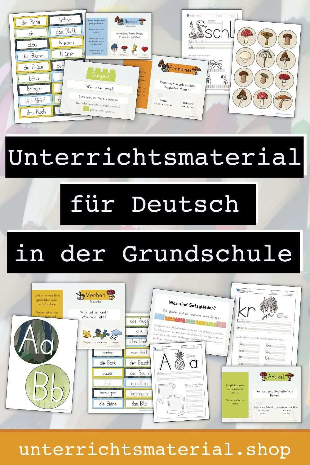 Grundschule Deutsch In 2020 Deutsch Unterricht Grundschule Unterrichtsmaterial