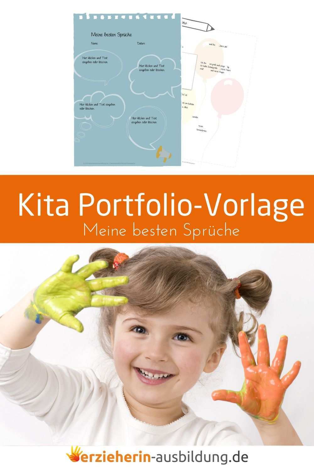Kreative Pdf Portfolio Vorlagen In Kindergarten Und Krippe In 2020 Kindergarten Portfolio Kindergarten Portfolio